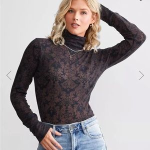 Free People You & I long sleeve turtleneck top